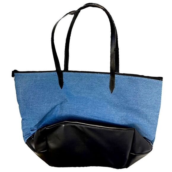 Victoria’s Secret denim like tote & make up bag - Picture 4 of 5